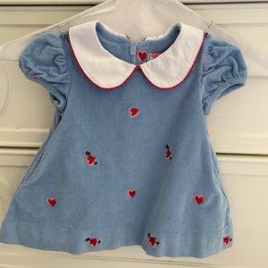 Like new! Worn once and dry cleaned after. No signs of wear or stains